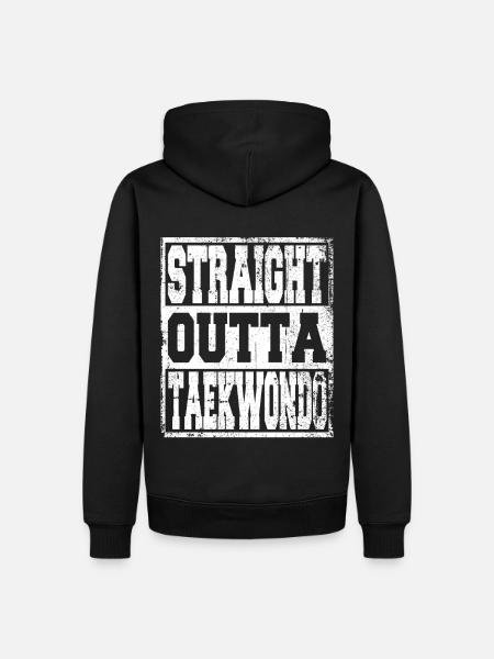 Taekwondo saying funny - Men’s Premium Organic Hoodie - black