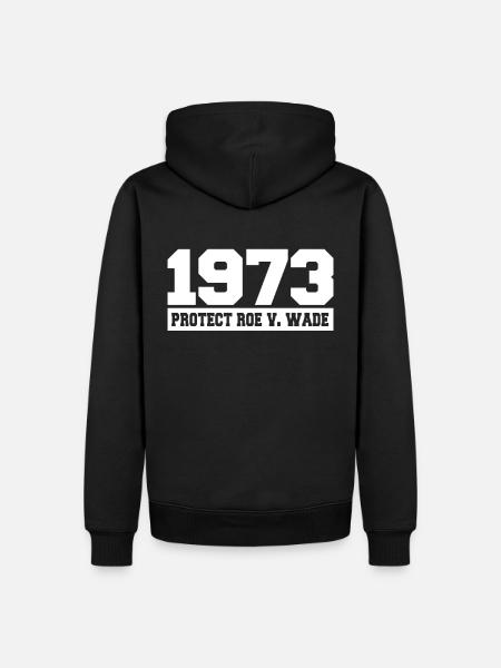 Roe v Wade 1973 - Männer Premium Bio Hoodie - Schwarz