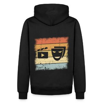 Actor Gift - Men’s Premium Organic Hoodie - black - Back - Nico (187cm)