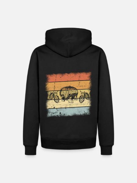 Home Brewing Design - Men’s Premium Organic Hoodie - black