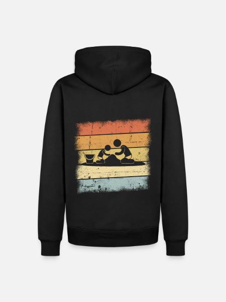 Sandcastle - Men’s Premium Organic Hoodie - black