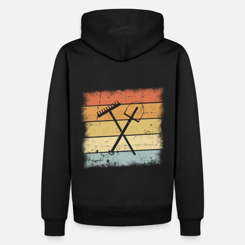 Gärtner Geschenk - Männer Premium Bio Hoodie - Schwarz