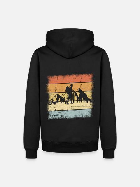Hiking Outfit - Men’s Premium Organic Hoodie - black