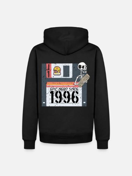 Nerd birthday 1996 - Men’s Premium Organic Hoodie - black
