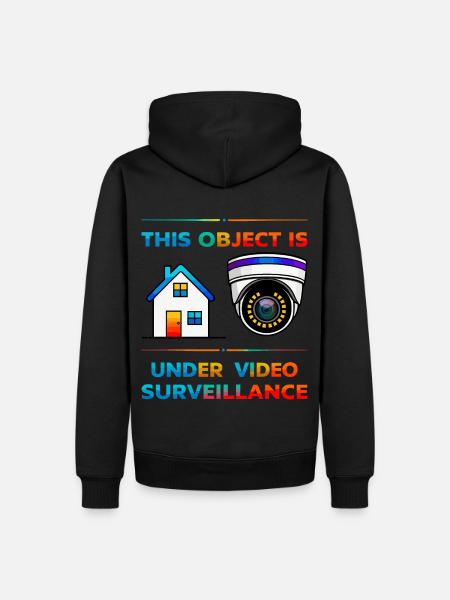 Building surveillance - Men’s Premium Organic Hoodie - black