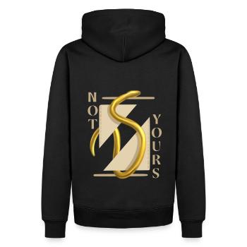 Le serpent d’or n’est pas à toi - Sweat à capuche Premium bio Homme - noir - Dos - Nico (187cm)