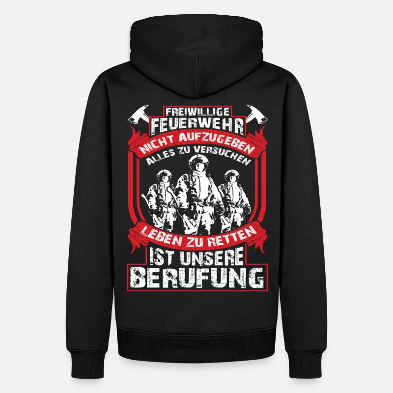 Meine Berufung - Männer Premium Bio Hoodie - Schwarz