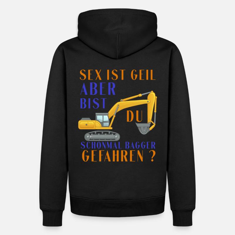 Bagger Shirt • Bagger fahren • Bagger Geschenke - Männer Premium Bio Hoodie - Schwarz