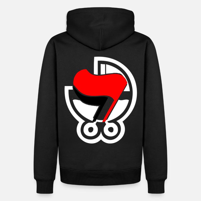 ANTIFA - Sweat à capuche Premium bio Homme - noir