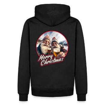 Gnomes de bière Nains Gnomes Père Noël - Sweat à capuche Premium bio Homme - noir - Dos - Nico (187cm)
