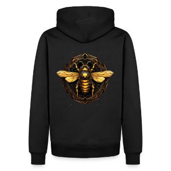 Bees Art Beekeeper Beekeeper Gift - Men’s Premium Organic Hoodie - black - Back - Nico (187cm)