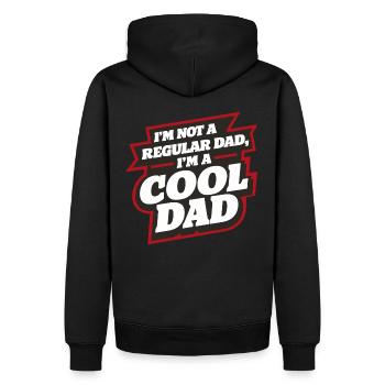 Cool Dad Saying Father's Day Best Dad - Men’s Premium Organic Hoodie - black - Back - Nico (187cm)