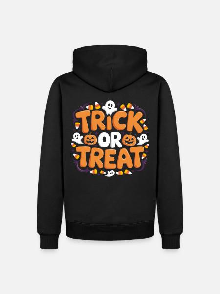 Trick or Treat - Men’s Premium Organic Hoodie - black