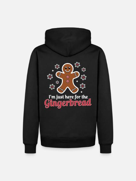 Gingerbread Gingerbread Man Gingerbread Christmas - Men’s Premium Organic Hoodie - black