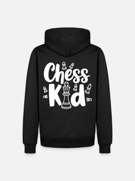 Chess Kid Schach Kinder Sprüche Zitate - Herre Premium økologisk hoodie - sort