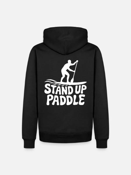 SUP Stand Up Paddle - Men’s Premium Organic Hoodie - black