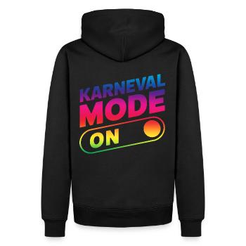 Mode Karneval sur Fasching Fasnet - Sweat à capuche Premium bio Homme - noir - Dos - Nico (187cm)