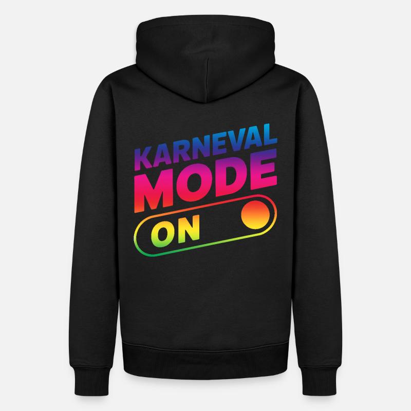 Mode Karneval sur Fasching Fasnet - Sweat à capuche Premium bio Homme - noir