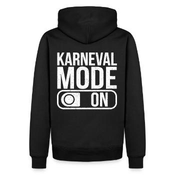 Mode Karneval sur Fasching Fasnet - Sweat à capuche Premium bio Homme - noir - Dos - Nico (187cm)