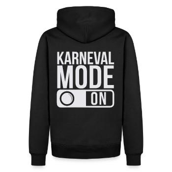 Mode Karneval sur Fasching Fasnet - Sweat à capuche Premium bio Homme - noir - Dos - Nico (187cm)