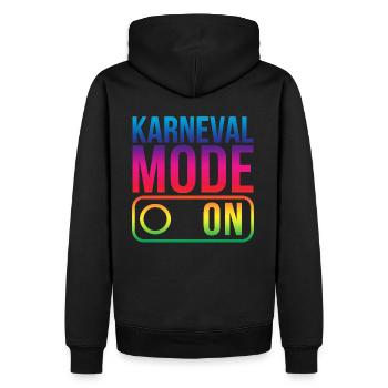 Mode Karneval sur Fasching Fasnet - Sweat à capuche Premium bio Homme - noir - Dos - Nico (187cm)
