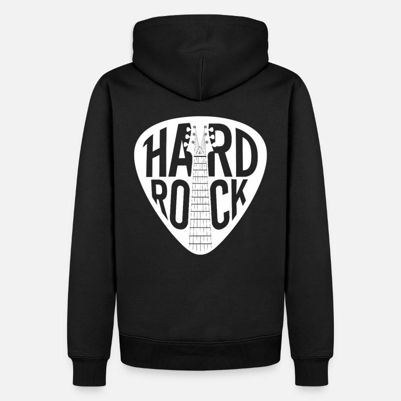 Médiator Hard Rock - Sweat à capuche Premium bio Homme - noir