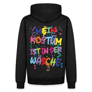 Carnival Costume My costume is in the wash - Men’s Premium Organic Hoodie - black - Back - Nico (187cm)