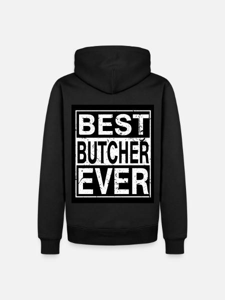 Butcher Best Butcher - Men’s Premium Organic Hoodie - black