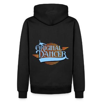 Original Dancer - Männer Premium Bio Hoodie - Schwarz - Hinten - Nico (187cm)
