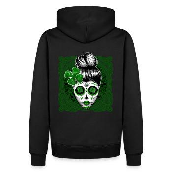 Saint Patrick's Day Celts Scottish - Men’s Premium Organic Hoodie - black - Back - Nico (187cm)