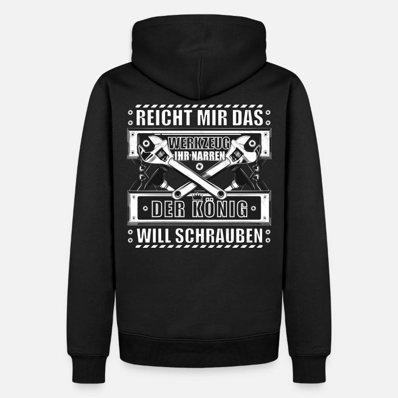 Auto Schrauber Mechaniker - Männer Premium Bio Hoodie - Schwarz