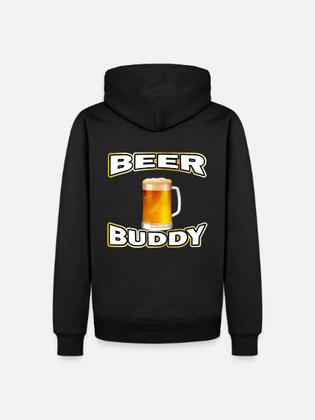 Beer Buddy Beer Mug - Men’s Premium Organic Hoodie - black