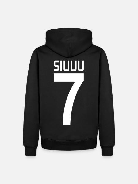 Siuuu - Men’s Premium Organic Hoodie - black