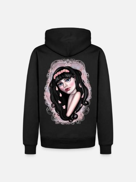 "Georgina" - Men’s Premium Organic Hoodie - black