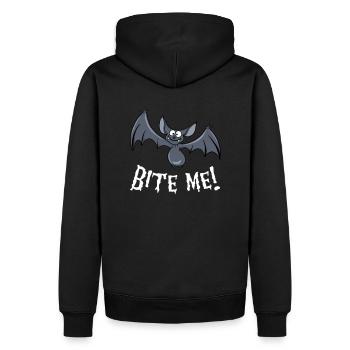 Faites moi plaisir! Chauve-souris douce. Chauve-souris vampire - Sweat à capuche Premium bio Homme - noir - Dos - Nico (187cm)