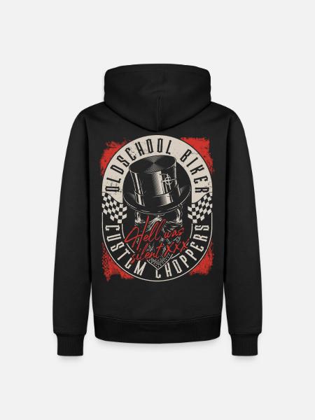Custom Chopper Biker - Men’s Premium Organic Hoodie - black