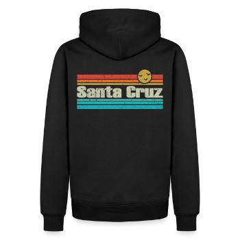 Santa Cruz - Sweat à capuche Premium bio Homme - noir - Dos - Nico (187cm)