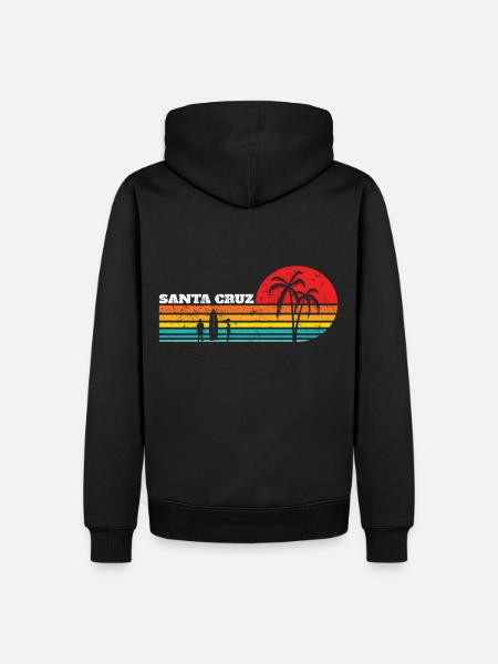 Santa Cruz - Men’s Premium Organic Hoodie - black
