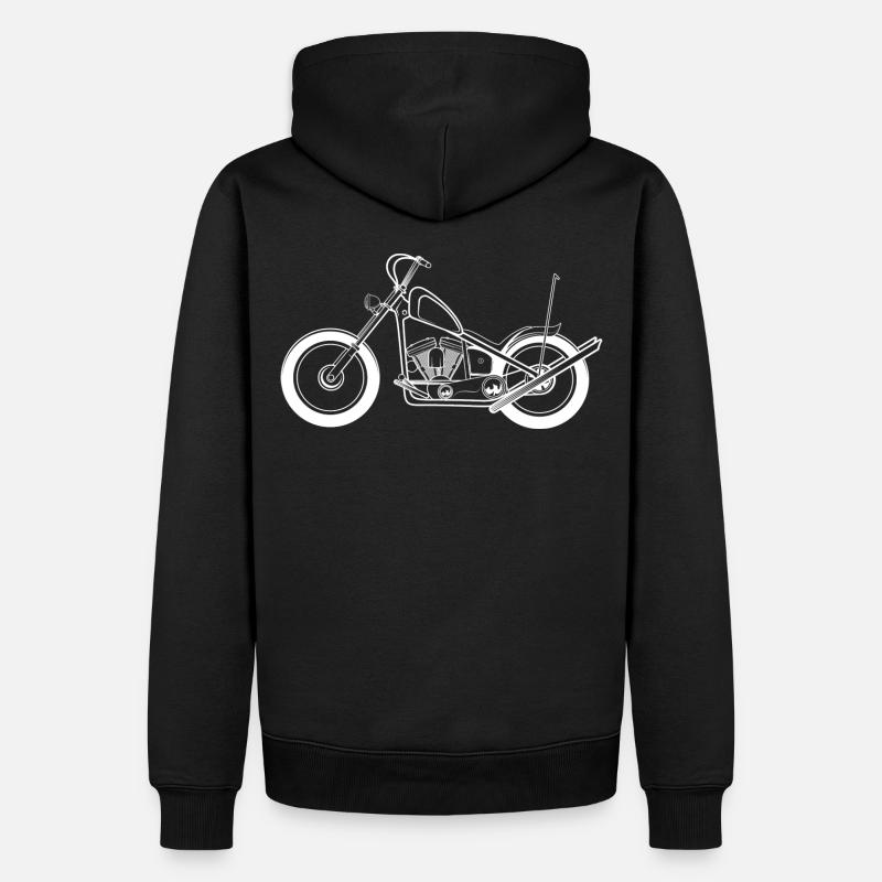 Chopper - Sweat à capuche Premium bio Homme - noir