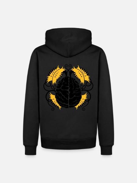 Encephalus Carnivorus - Sweat à capuche Premium bio Homme - noir