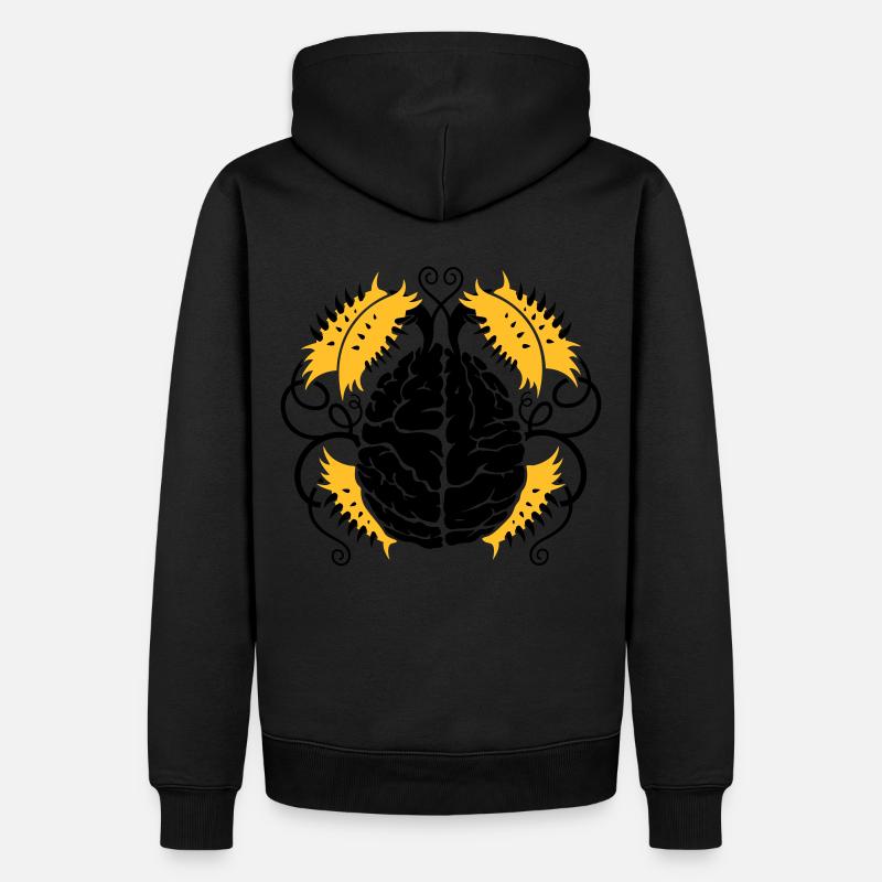 Encephalus Carnivorus - Sweat à capuche Premium bio Homme - noir