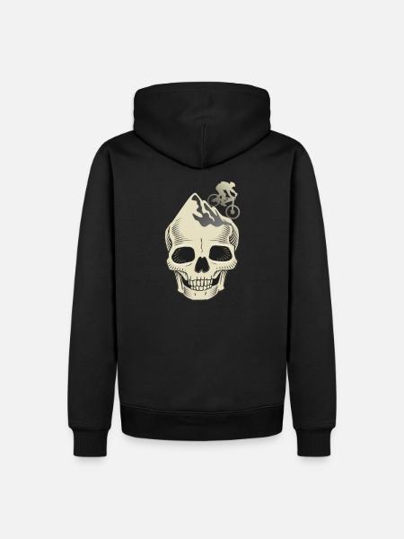 MTB Mountain Biking Mountain Bike Mountain Bike - Men’s Premium Organic Hoodie - black