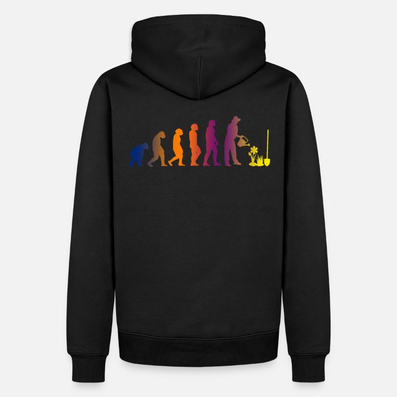Evolution Havearbejde Havearbejde Havearbejde Havearbejde Havearbejde - Herre Premium økologisk hoodie - sort