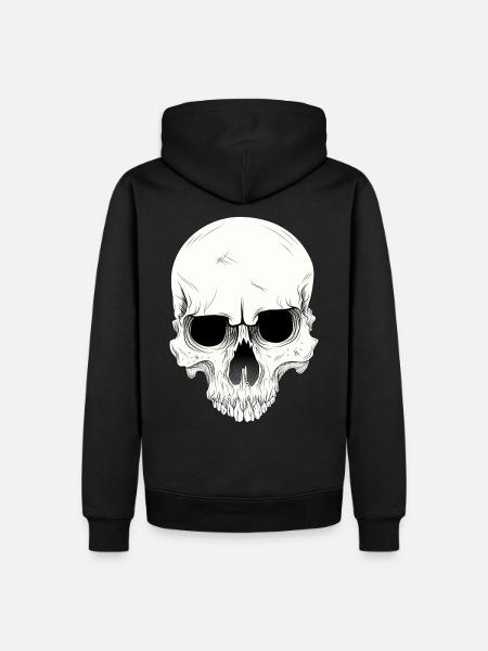 skull skull - Men’s Premium Organic Hoodie - black