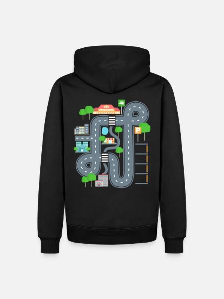 Car Play Mat Shirt for Dad - Men’s Premium Organic Hoodie - black