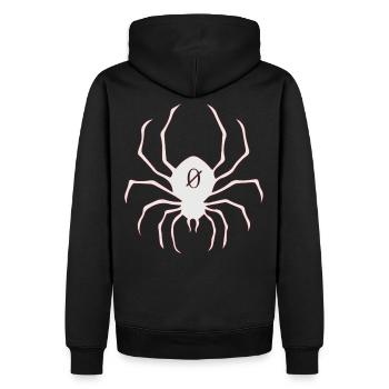 Koro le chéf de la brigad phantom - Sweat à capuche Premium bio Homme - noir - Dos - Nico (187cm)