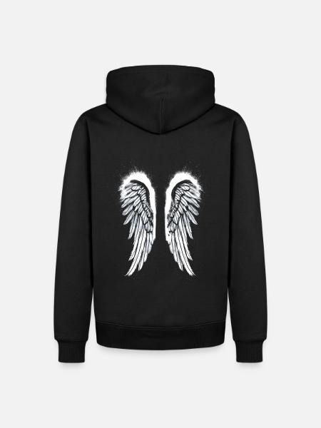 Angelwings Angel´s wings - Men’s Premium Organic Hoodie - black