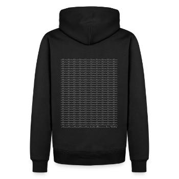 Le meilleur mari du monde - Sweat à capuche Premium bio Homme - noir - Dos - Nico (187cm)