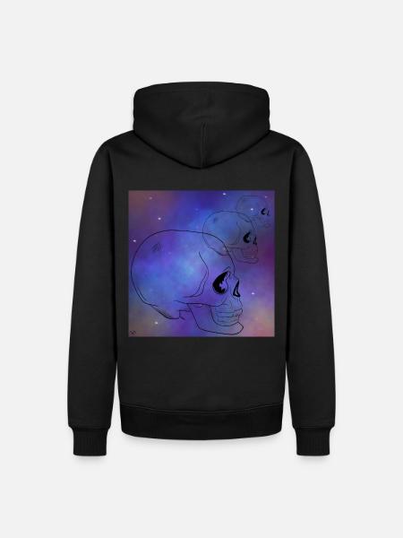 DeathSpace - Sweat à capuche Premium bio Homme - noir