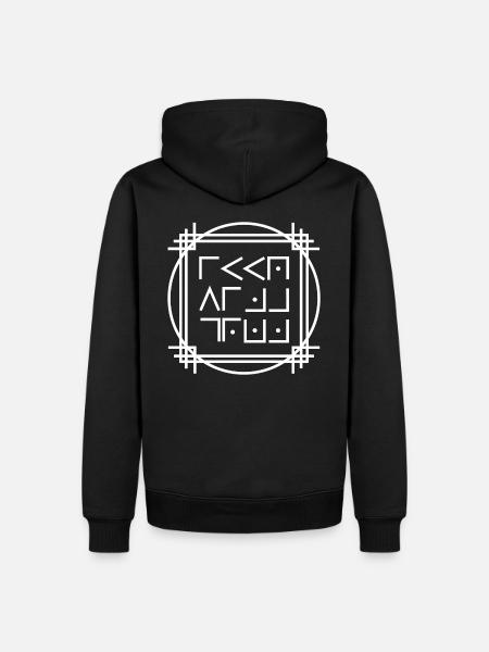 CIPHER - Men’s Premium Organic Hoodie - black